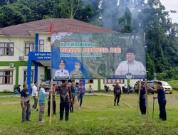 Satpol PP dan Damkar Sulbar Kerja Bakti Serentak Dukung Gerakan Indonesia ASRI