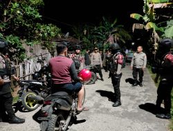 Aparat Gabungan Polri -TNI Gagalkan Dugaan Tawuran Antar Pemuda di Binuang Polman