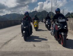 Touring BI Sulsel Berlangsung Meriah, Kabag Ops Brimob Ikut Jajal Rute Makassar, Maros-Pangkep