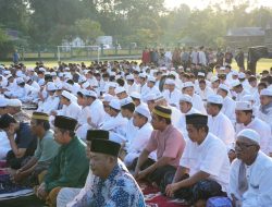 Santri PPMI Shohwatul Is’ad Pangkep Pimpin Salat dan Khutbah Iduladha 1447 H