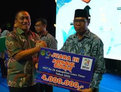 Hanoman, Rahwana, dan Ogoh-Ogoh Antar Tomoni Timur Raih Juara III Karnaval Budaya HUT Luwu Timur