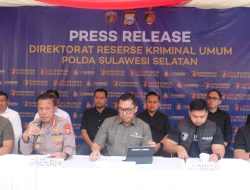 Ditreskrimum Polda Sulsel Gelar Konferensi Pers Pengungkapan Tindak Pidana Pencurian dengan Pemberatan dan Penadahan