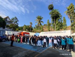 Mahasiswa Poltekkes Mamuju Praktik Penanggulangan Krisis Kesehatan Bencana