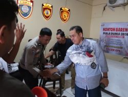 Polsek KPN Polres Parepare Gelar Nobar Piala Dunia 2026, Pererat Kedekatan Polri dan Masyarakat