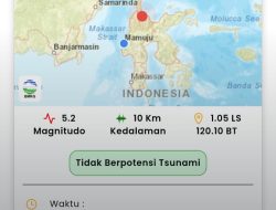 BPBD Sulbar Imbau Masyarakat Tetap Tenang Pascagempa M6,7 di Palu