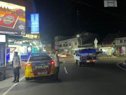 Berikan Perlindungan di Malam Hari, Polsek KPN Kembali Lakukan Patroli Blue Light