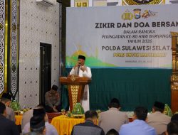 Perkuat Spirit Pengabdian, Polda Sulsel Gelar Dzikir dan Doa Bersama Peringati Hari Bhayangkara ke-80