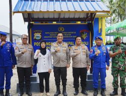Kapolda Sulsel Resmikan Pos Pangkalan Kapal Patroli Polairud di Pulau Jinato Kab. Kepulauan Selayar