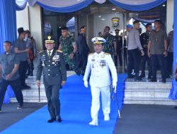 Dankodaeral VI Hadiri Peringatan Hari Bhayangkara Ke-80 di Mapolda Sulsel