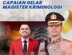 Kapolres Sidrap, AKBP Dr Fantry Taherong Tambah Gelar M.Krim, Lengkapi Deretan Titel Akademiknya