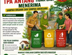 Jangan Lupa!, Mulai 1 Agustus TPA Tamangapa Hanya Menerima Sampah Residu