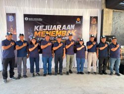 Bangun Kebersamaan Lewat Olahraga, Satbrimob Polda Sulsel dan BI Gelar Lomba Menembak Presisi