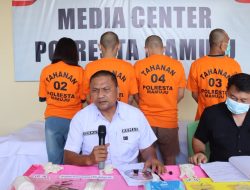 Pasangan Calon Pengantin Digerebek Saat Pesta Sabu di Mamuju