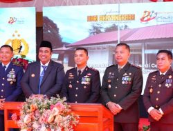 Polres Maros Gelar Upacara Hari Bhayangkara ke-80, Kapolres Bacakan Amanat Presiden RI