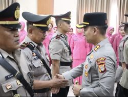 Polres Maros Gelar Serah Terima Jabatan Sejumlah Pejabat Utama Dan Kapolsek Jajaran