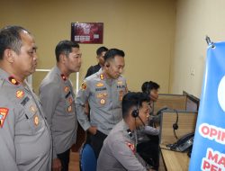 Kapolres Maros Sidak Pelayanan Call Centre 110, Pastikan Pelayanan Sigap Dan Humanis