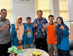 Sekda Ramadhan Beri Motivasi Dua Atlet Lutim yang Akan Mengikuti O2SN Nasional