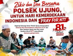 Zikir Bersama Polsek Ujung, Doakan Keselamatan Bangsa Jelang Hari Kemerdekaan Indonesia