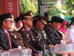 Kapolres Parepare Hadiri Upacara HUT ke-81 RI di Lapangan Andi Makkasau