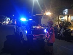 Satlantas Polres Parepare Gelar Blue Light Patrol di Jalan Andi Makkasau