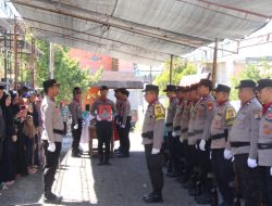 Beri Penghormatan Terakhir, Polres Parepare Gelar Upacara Persemayaman Purnawirawan Polri Ipda Muhammad Basir