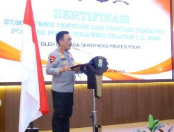 Polda Sulsel Perkuat Kompetensi dan Profesionalisme Penyidik Melalui Sertifikasi