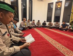 Perkuat iman dan sinergi, Polsek KPN Rutin Gelar Binrohtal di Mushollah Nur Qolby