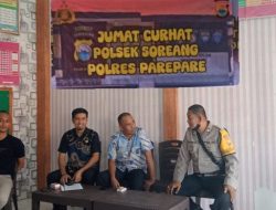 Polsek Soreang Parepare Gelar Jumat Curhat, Warga Lakessi Soroti Remaja Nongkrong hingga Lem dan Miras