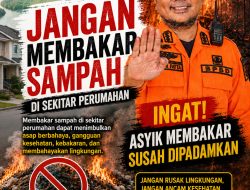 BPBD Sulbar Imbau Masyarakat Jangan Membakar Sampah di Sekitar Perumahan