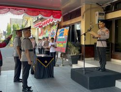 Kapolres Parepare Pimpin Upacara Serah Terima Jabatan, Kabag SDM dan Kasi Propam Polres Parepare,