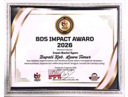 Program PANDU JUARA Antarkan Bupati Luwu Timur Raih BDS Impact Award 2026