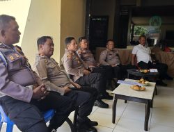 Anev Mingguan Polsek Ujung, Kapolsek Tekankan Peningkatan Kinerja dan Kesiapsiagaan Personel
