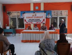 Jumat Curhat di Labukkang, Kapolsek Ujung Ingatkan Warga Waspadai Bahaya Kebakaran