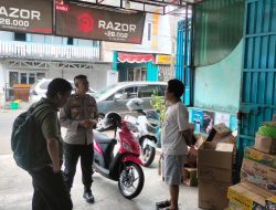 Door to Door di Labukkang! Sat Binmas Parepare Imbau Warga Tertib di Jalan dan Waspada Kebakaran