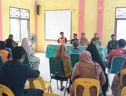 Bhabinkamtibmas Polsek KPN Hadiri Silaturahmi Mahasiswa KKN UNM di Kelurahan Mallusetasi