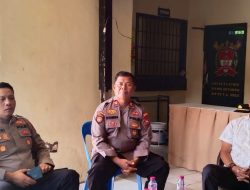 Kembali Laksanakan Anev, Kapolsek Ujung Sampaikan Atensi Penanganan Karhutla