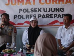 Jumat Curhat, Waka Polsek Ujung dan Lurah Ujung Bulu Bertemu Warga Samparaja, Pengadaan Tempat Sampah Jadi Permintaan