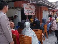 Polsek Ujung Kemas Jumat Curhat Ala Tudang Sipulung, Sampaikan Pesan Waspada El Nino dan Keselamatan Berkendara