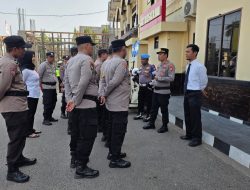 Awali Pekan Akhir September, Kapolsek Ujung Ingatkan Jajarannya Jaga Penampilan Perseorangan