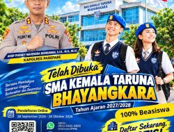 Catat! SMA Kemala Taruna Bhayangkara Buka Pendaftaran 28 September, Nilai 80 Bisa Sekolah Gratis Sampai Lulus