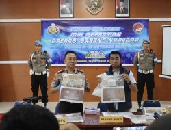 Sat Narkoba Polres Maros Gelar Konferensi Pers Operasi Gabungan Pemberantasan Sarang Narkoba