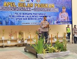 Sasar 8 Pelanggaran Prioritas, Polresta Gowa Resmi Gelar Operasi Patuh Pallawa 2026
