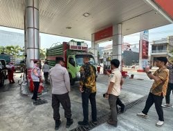 Polsek Ujung Libatkan Personel Dukung Pengawasan Penyaluran BBM Bersubsidi di SPBU
