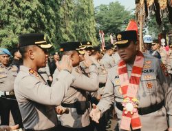 Kapolres Parepare Hadiri Penyambutan Kapolda Sulsel Irjen Pol Dr. M. Awal Chairuddin di Mapolda Sulsel