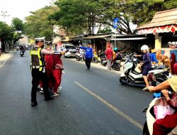 Kawal Keselamatan Pelajar, Sat Lantas Polres Parepare Hadir di Jam Sekolah