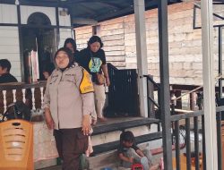 Sambangi Rumah Duka di Bukit Indah, Bhabinkamtibmas Parepare Sampaikan Pesan Kamtibmas
