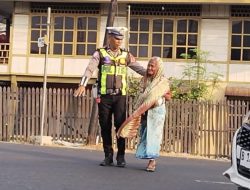Lindungi Pejalan Kaki, Prioritas Pelayanan Pagi Unit Lantas Polsek Ujung Polres Parepare