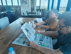 Meneropong Keindahan Kota Makassar dari Lantai 19 Graha Pena Fajar, Bersama Founder Bosowa Group HM Aksa Mahmud dan Direksi Harian Fajar Group