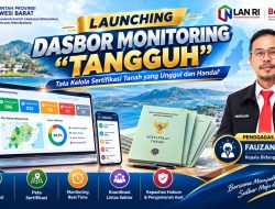 TANGGUH Hadirkan Dasbor Monitoring untuk Dukung Percepatan Sertifikasi Tanah Pemprov Sulbar