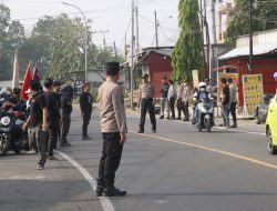Polres Parepare Kawal Aksi Mahasiswa UMPAR, Aspirasi di Dua Lokasi Berjalan Aman